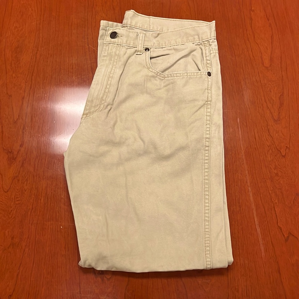 Coastal cotton khaki pants